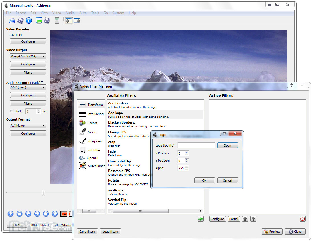 avidemux 2.5.4