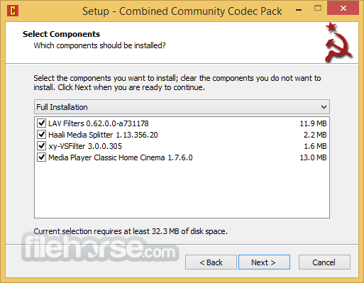 Combined Community Codec Pack 2015-10-18 (32-bit) Screenshot 2