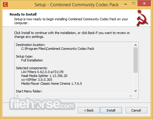 Combined Community Codec Pack 2015-10-18 (32-bit) Screenshot 4