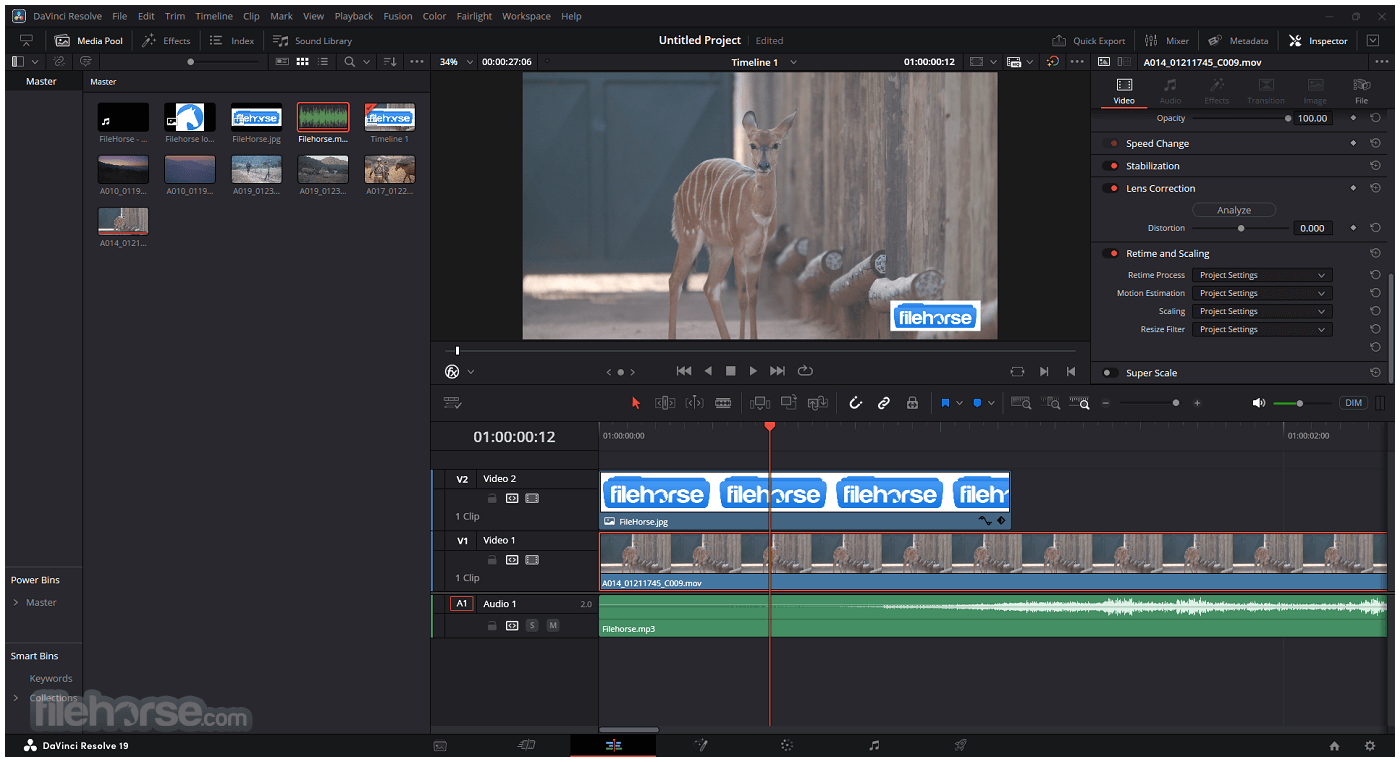 free instal DaVinci Resolve 18.5.0.41