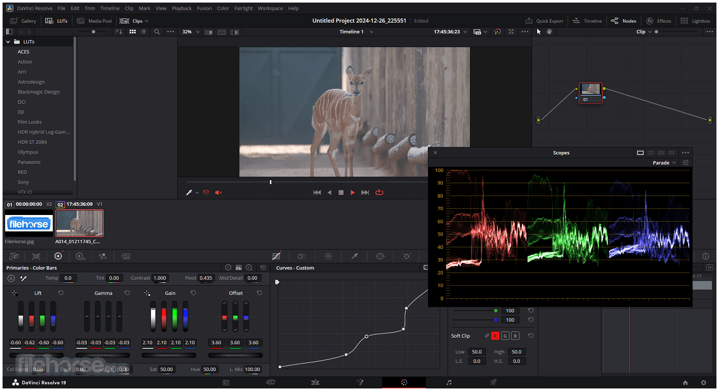 da vinci resolve vs hitfilm express