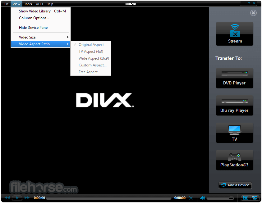 DivX 10.8.10 Screenshot 1