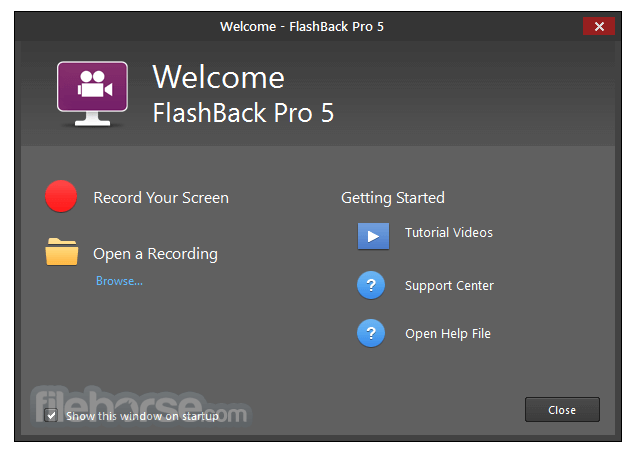 FlashBack Pro 5.56.0 Build 4706 Screenshot 1