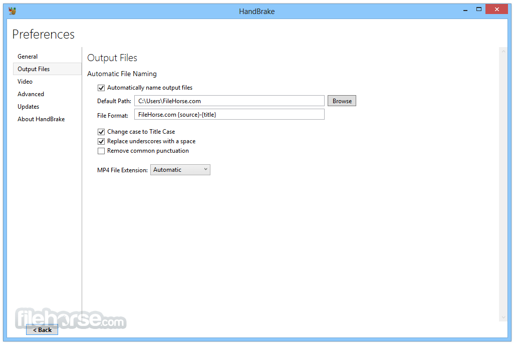 handbrake for windows 10