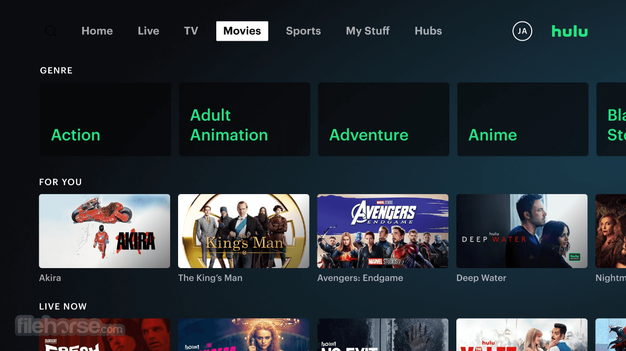 hulu apps download for pc