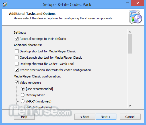 K-Lite Codec Pack Mega 16.8.7 Screenshot 2