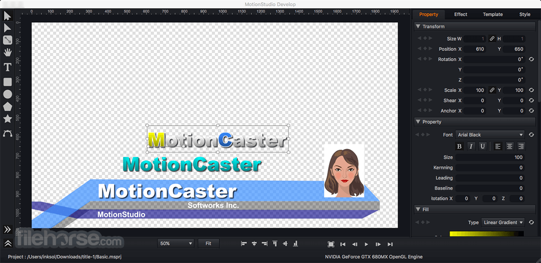 MotionCaster 4.0.0.11182 Captura de Pantalla 1