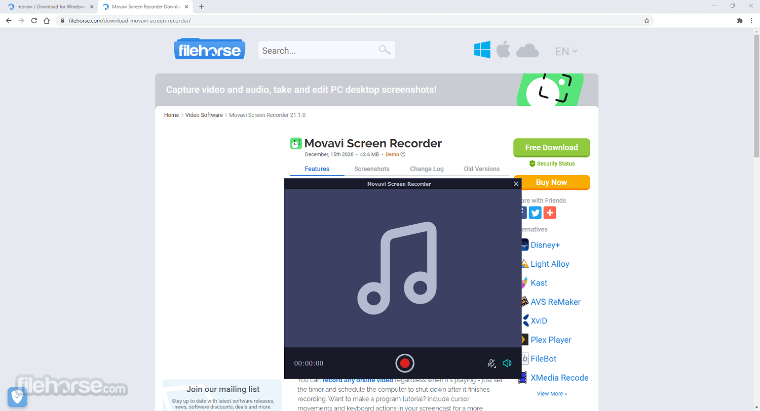 movavi screen recorder for mac