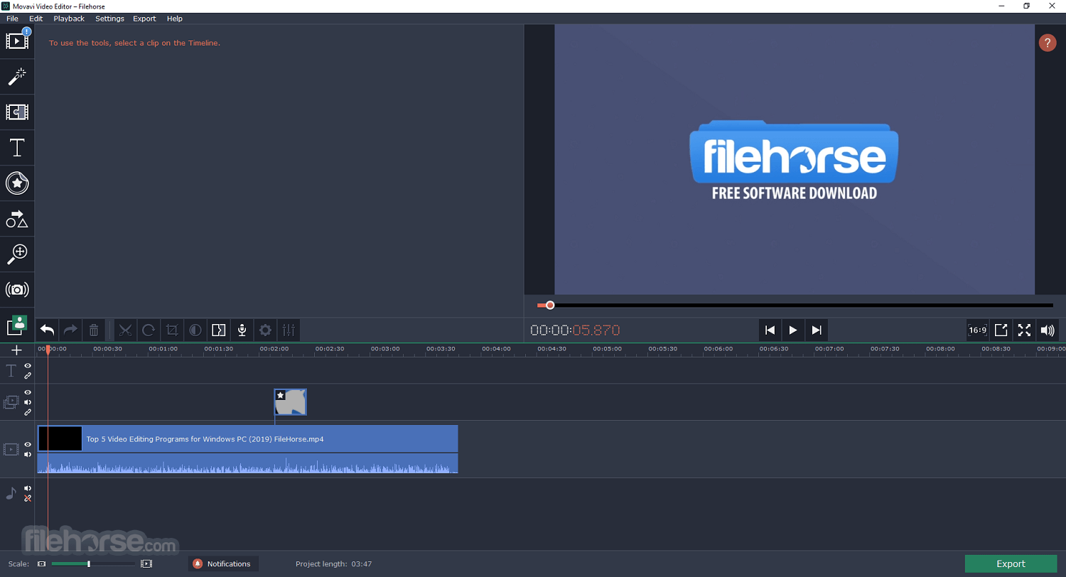 version of movavi video editor