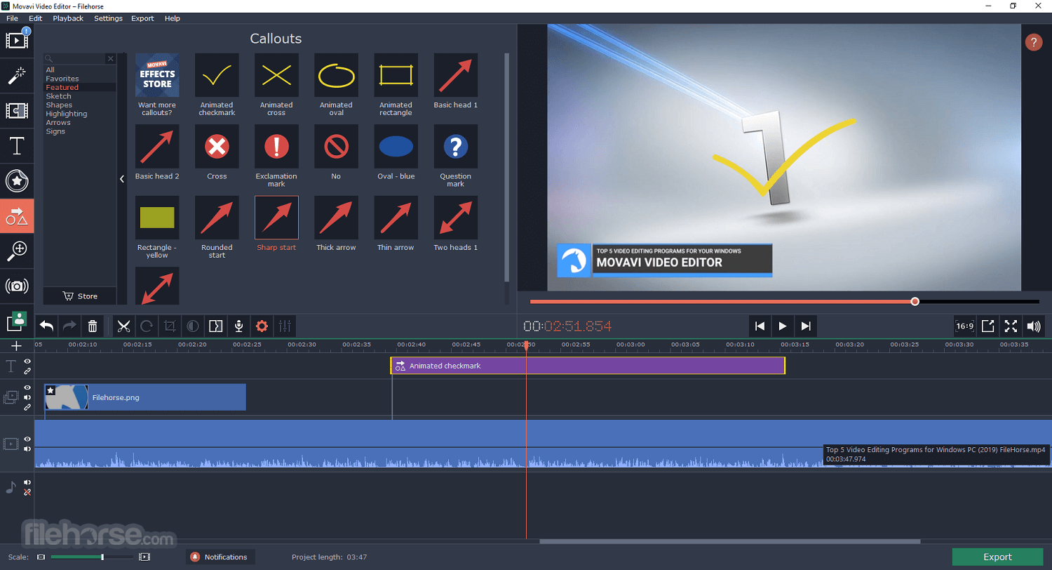 Movavi Video Editor Plus 2024 24.1.1 Screenshot 3