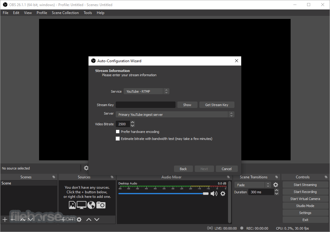 obs studio software download