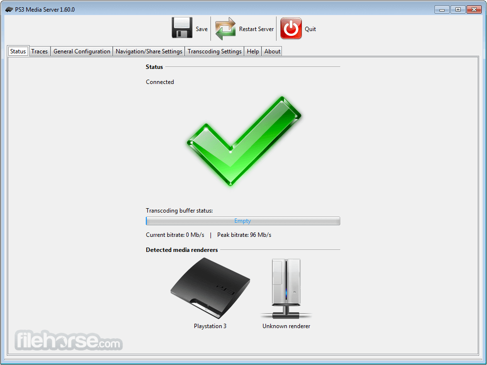 PS3 Media Server 1.90.1 (32-bit) Captura de Pantalla 1