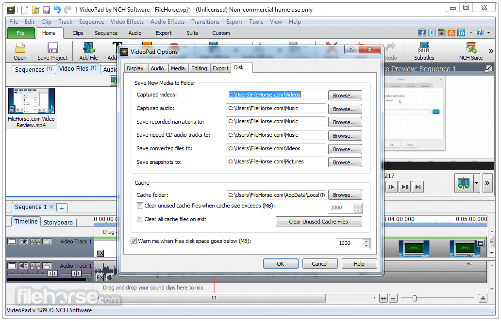 videopad video editor