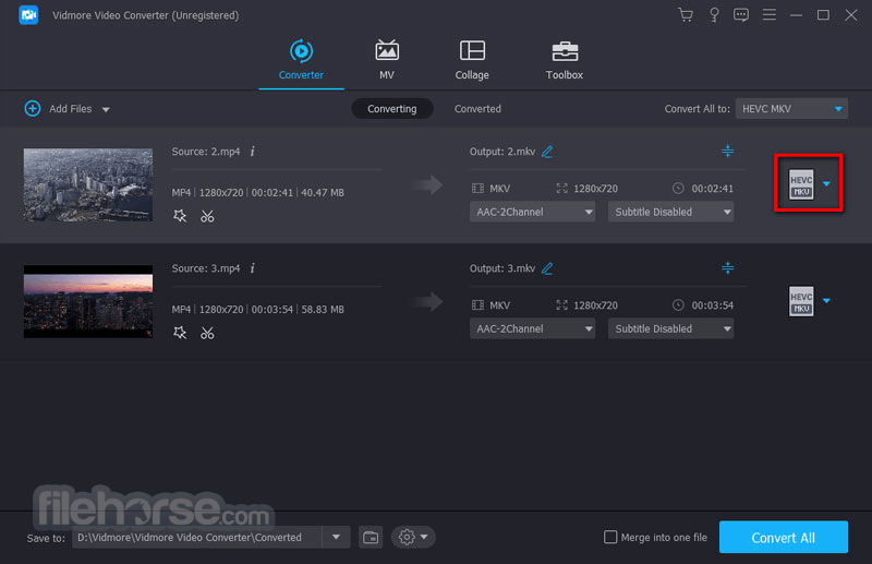 Vidmore Video Converter 1.3.28 Screenshot 2