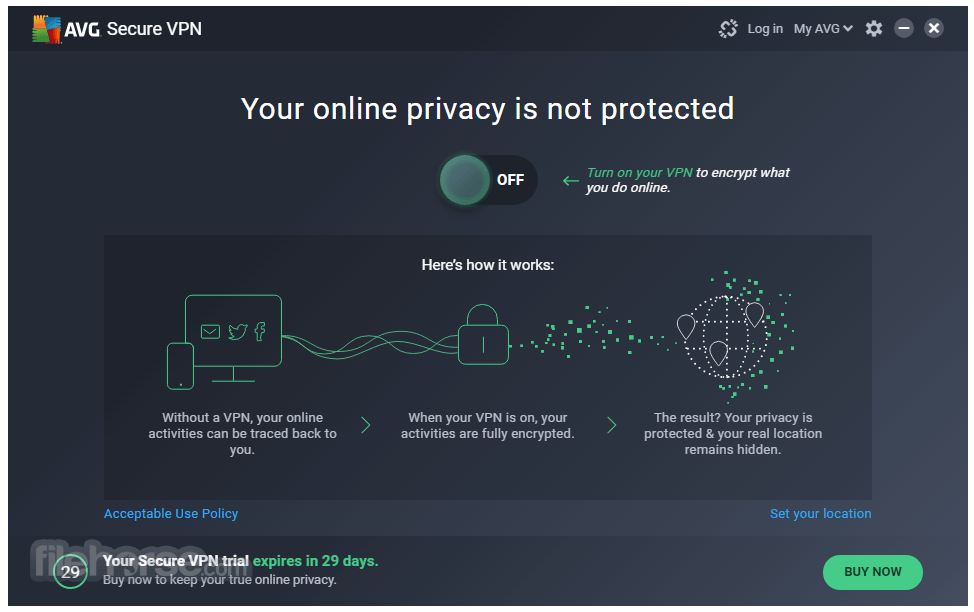 AVG Secure VPN 1.11.773 Screenshot 1