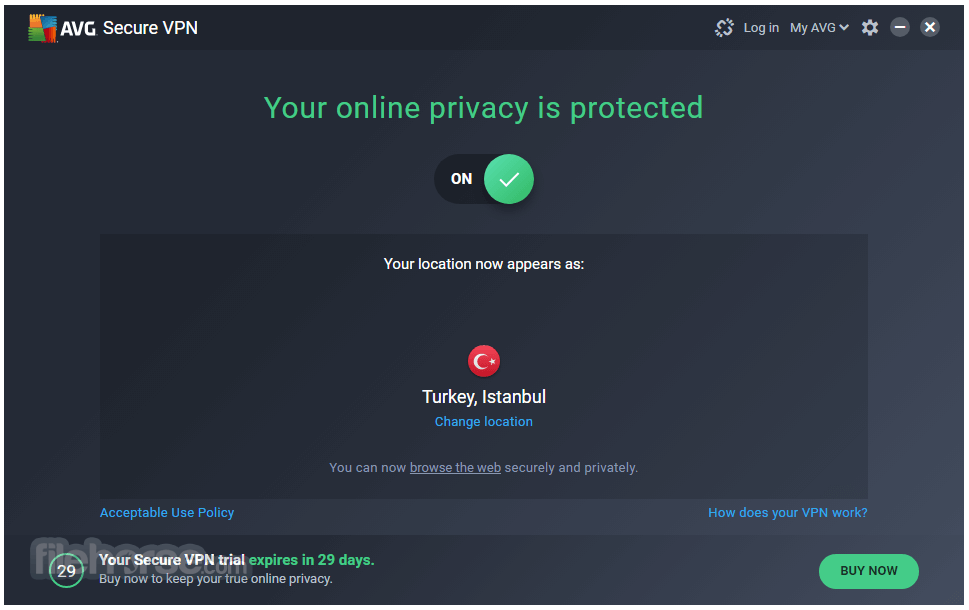 AVG Secure VPN 1.11.773 Screenshot 2