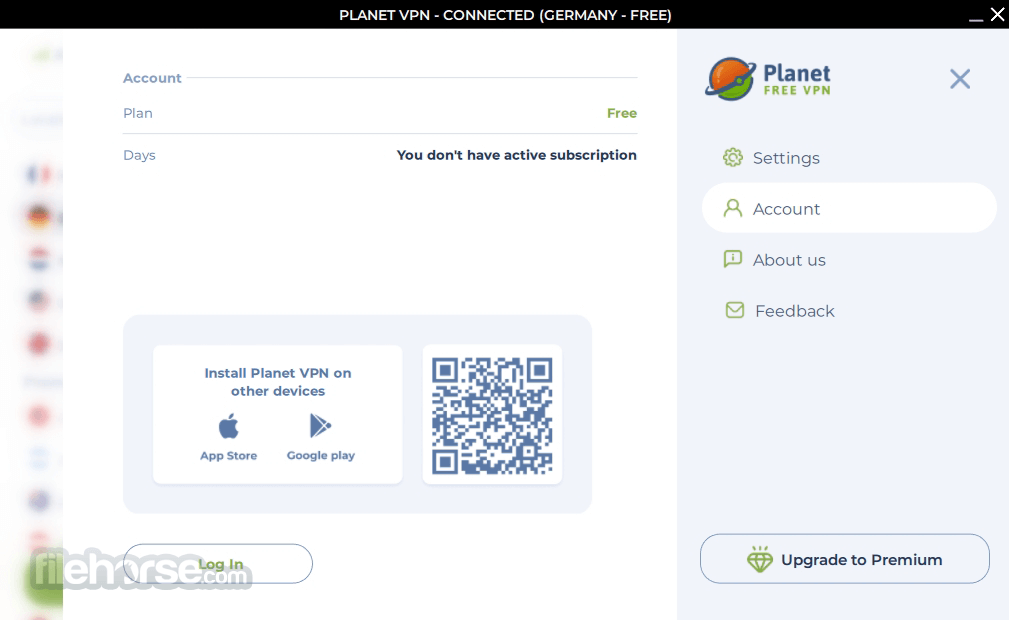 Planet VPN 2.1.30.12 Screenshot 4